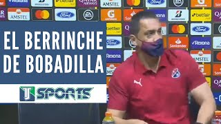 La MALA ACTITUD de Aldo Bobadilla al PREGUNTÁRSELE si RENUNCIARÍA al Independiente de Medellín [upl. by Ellemac]