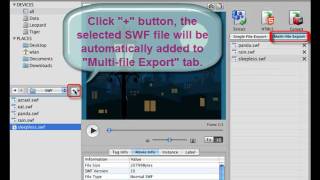 How to Convert SWF to HTML5 with Sothink SWF Decompiler for Mac [upl. by Nessej]