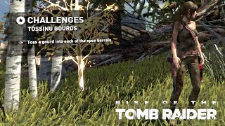 Rise of the Tomb Raider · Tossing Gourds Challenge Walkthrough Video Guide [upl. by Meeks44]