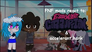 FNF mods react to evil mod and accelerant  FNF mods reacciona evil mod y accelerant  gya gacha [upl. by Benil788]