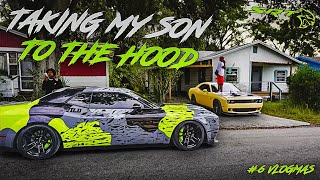 TOOK MY SON TO THE HOOD IN MY HELLCAT Day 6 vlogmas [upl. by Iphigeniah44]