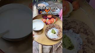 आंवले की चटनी और कुट्टू के आटे की रोटी  Aanwale ki chatni desivillagefood tanwarskitchensecrets [upl. by Bruning]