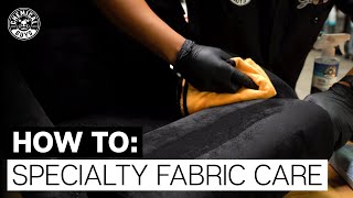 How To Care For Suede amp Alcantara Upholstery  Chemical Guys [upl. by Dor]