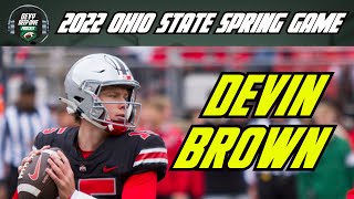 Devin Brown 2022 Spring Game Highlights [upl. by Abbate]