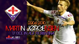 ⑳ Martin Jørgensen ● All Gol in ACF Fiorentina [upl. by Akerley201]