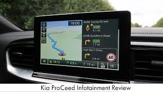 Kia ProCeed Infotainment Review [upl. by Latsryk]