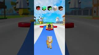 NOOB vs PRO vs HACKER vs HEROBRINE Car Jump Challenge 4 😎 🚗 shorts beamngdrive [upl. by Yslehc4]