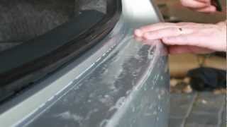 Universal Rear Bumper 3M Paint Protection Film Installation Video [upl. by Nalced]