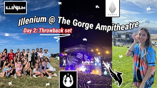 Illenium  The Gorge Ampitheatre 2023 Day 2  Illeniums throwback set Nurko Dabin Acraze [upl. by Dionisio]