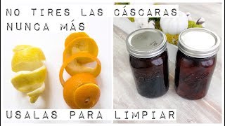 Haz Vinagre De Cítricos Para Limpiar  las recetas de mi abuela [upl. by Lemmy]