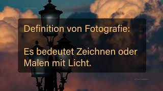 0002 Definition Fotografie [upl. by Eisdnyl]