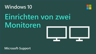 So richtest du mehrere Monitore unter Windows 10 ein  Microsoft [upl. by Tahpos821]