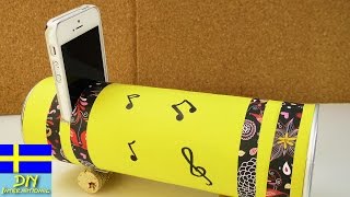 Bygg en högtalare själv  Pringles Speaker DIY  till mobilen [upl. by Enetsirhc38]