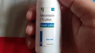 Ketoconozole lotion 2 Review  uses ketoconozole in Hindi  benifit of ketoconozole lotion hindi [upl. by Aeneas]