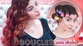 Boucles sans chaleur naturellement ❤ Tuto coiffure avec Kihou [upl. by Archle]