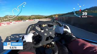 ⏱️ Karting Castellolí  Sergio Kov onboard lap 57004 [upl. by Naehs]