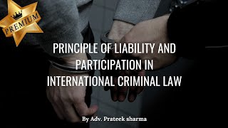 Principle of Liability and Participation in International Criminal Law LAWKAGYAN BBALLBGYAN [upl. by Ehlke]