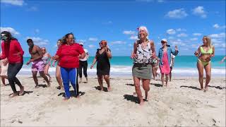 Fun dancing on the beach Varadero Cuba [upl. by Mclaurin]