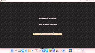 MINECRAFT FAILED TO VERIFY USERNAME [upl. by Ahsitneuq]