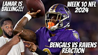 Reaction To Cincinnati Bengals vs Baltimore Ravens Game Highlights  2024 NFL Season Week 10 [upl. by Erdried]