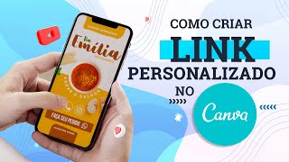 Como criar link personalizado WhatsApp no Canva Como criar link WhatsApp Como usar o Canva [upl. by Lyrahs762]