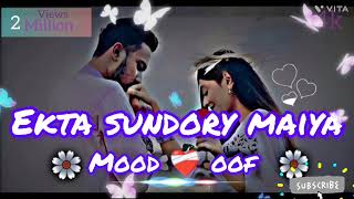 Ekta sundori 🥰Maya mun nilo kariya❤️‍🩹 কাজল কালো আঁখি রে ঘনও কালো চলো💔❤️‍🩹 new songviralmusic [upl. by Polivy]