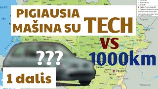 Pigiausia mašina su TECH vs 1000km [upl. by Seth]