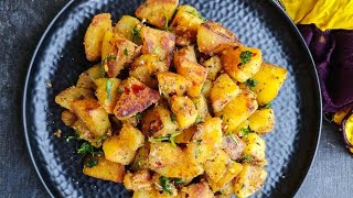 Sweet Potato Chaat Shakarkandi ki Chaat शकरकंदी की चाट How to Make Sweet Potato Chaat [upl. by Hurlbut220]