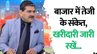 Anil Singhvi  बाजार में तेजी के संकेत खरीदारी जारी रखें 22200 पर फिर और खरीदें [upl. by Andersen]