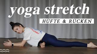 Entspanntes Yoga für Hüfte Rücken amp Schultern  Bye Bye Stress und Anspannung 👋  25 Min Stretch [upl. by Leland]