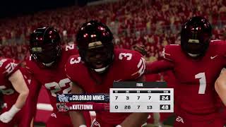 WEEK 9 COLORADO MINES OREDIGGERS 53  KUTZTOWN UNIVERSITY 53 [upl. by Rexana]