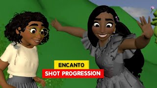 ENCANTO  Mirabel and Isabela Shot Progression  Animation Breakdowns  3D Animation Internships [upl. by Ecyor]