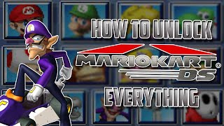 Mario Kart DS  How to Unlock Everything 2021 [upl. by Vadim247]