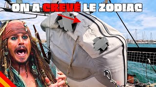 PREMIER BOBO POUR LE ZODIAC RÉPARATION EN MODE PIRATE 🏴‍☠️ VLOG NOMADE 208 [upl. by Dhiren]