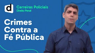 CRIMES CONTRA A FÉ PÚBLICA  FALSIFICAÇÃO DE DOCUMENTO E FALSIDADE IDEOLÓGICA  DIREITO PENAL [upl. by Yorgerg]