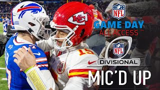 NFL Divisional Round Micd Up quotthey got what they asked forquot  Game Day All Access [upl. by Orelu]