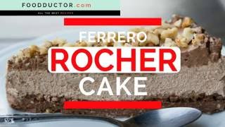 Ferrero Rocher Cake Recipe  FERRERO ROCHER DOUBLE CHOCOLATE NUTELA CAKE [upl. by Yenahc822]