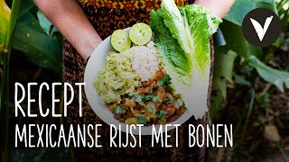 Mexicaanse rijst met bonen  Recept  VETJEBOL [upl. by Adela]