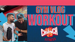 Crunch Fitness Vlog Gym Day with My Friend [upl. by Saucy]