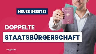 Neues Einbürgerungsgesetz So ist die doppelte Staatsbürgerschaft möglich [upl. by Bertero]