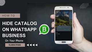 How to Hide Catalog on Whatsapp Business [upl. by Carie]