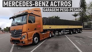 MERCEDESBENZ ACTROS tecnologia de carro de passeio  Garagem PesoPesado [upl. by Gnik]