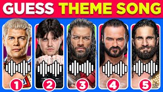 Guess the MOST FAMOUS WWE Superstars by Their Theme Songs 🎶✅ [upl. by Dorothee799]