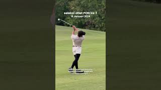 Saaih Halilintar lolos kualifikasi Atlet PON 🏌️‍♂️🏆⛳️  genhalilintar golf pon2024 [upl. by Cinderella]