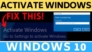 How to Activate Windows 10 [upl. by Janifer]