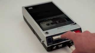 Sony TC110B Cassette Recorder Playback Test [upl. by Haodnanehs]