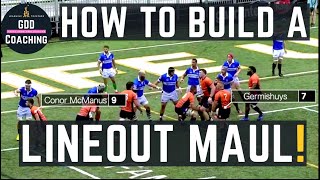 How to Build a Lineout Maul  71 amp 41 Formations  Rugby Analysis  Toronto v New York 2021 [upl. by Llennod]