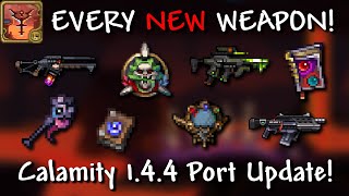 All NEW Calamity Mod Weapons quotHellish Harbourquot Update v203 [upl. by Jacoby424]