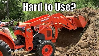 How to Use a Compact Tractor Front Loader Tips and Demonstration [upl. by Niki]