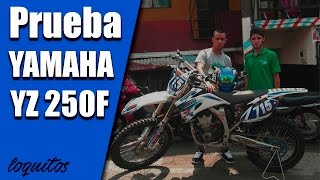 Yamaha YZ 250F  Test ride  Español [upl. by Heinrike832]